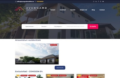 Website Avangard Imobiliare